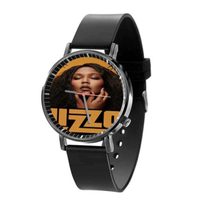 Lizzo Black Quartz Watch With Premium Gift Box for Unisex