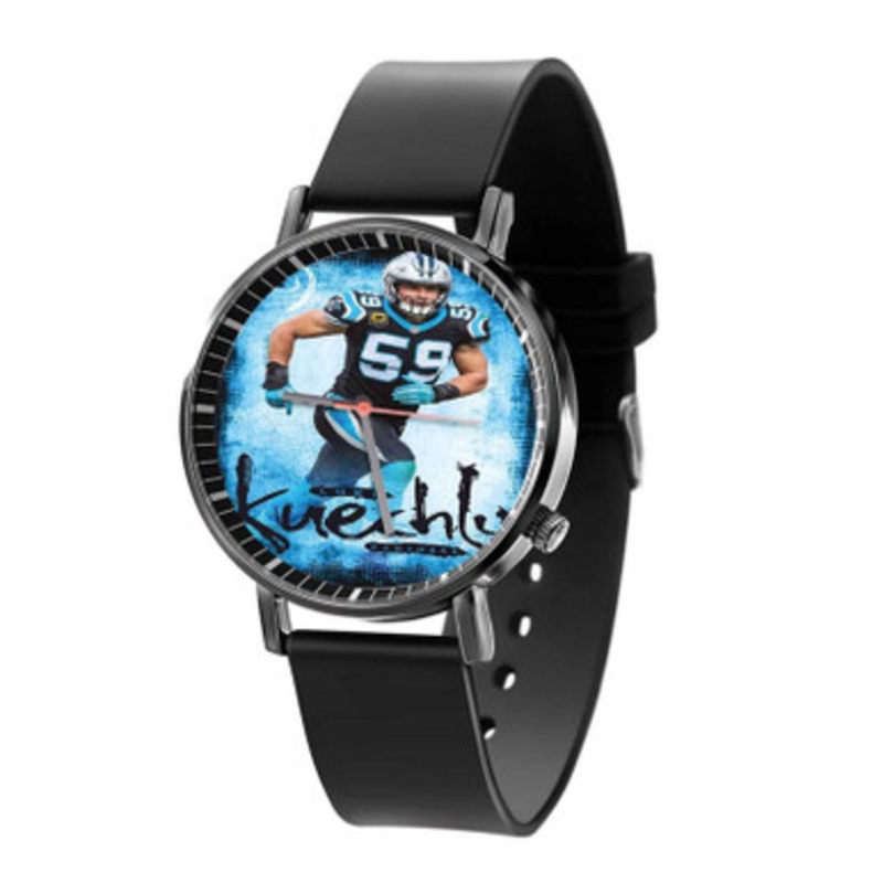 Luke Kuechly NFL Carolina Panthers Unisex Quartz Watch With Premium Gift Box