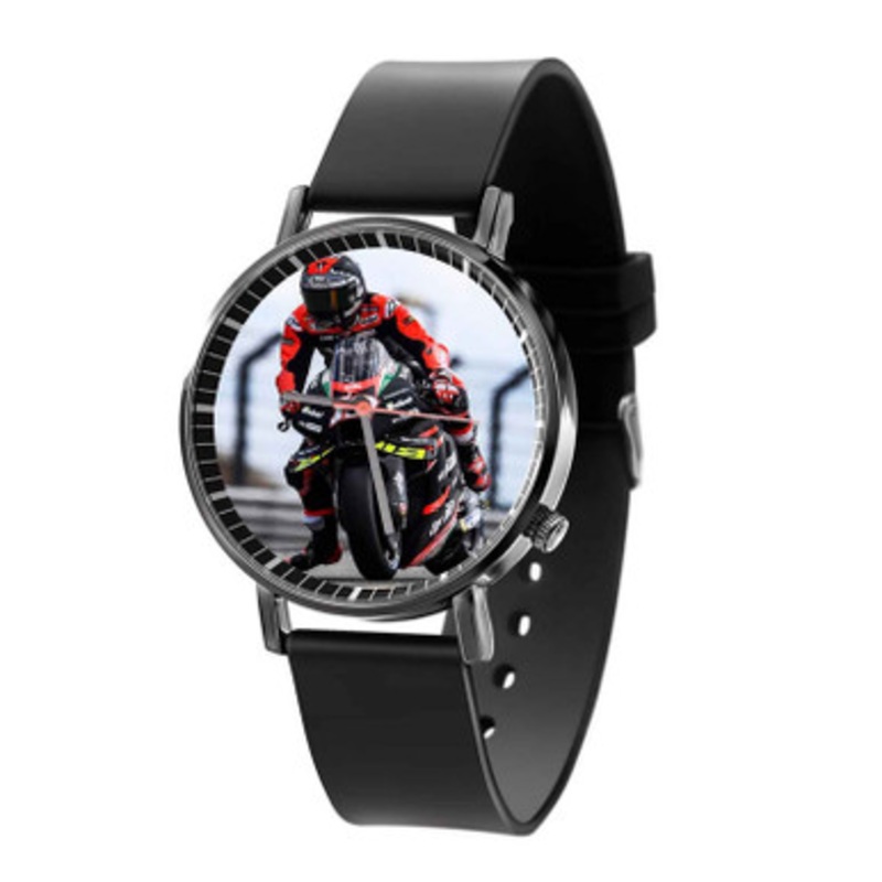 Maverick Vinales Black Quartz Watch Unisex With Premium Gift Box