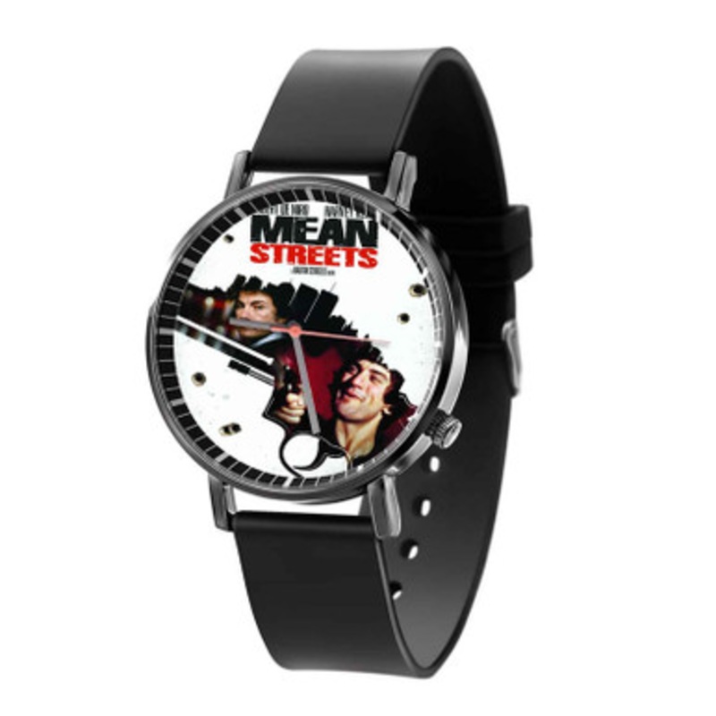 Mean Streets Unisex Black Quartz Watch With Premium Gift Box