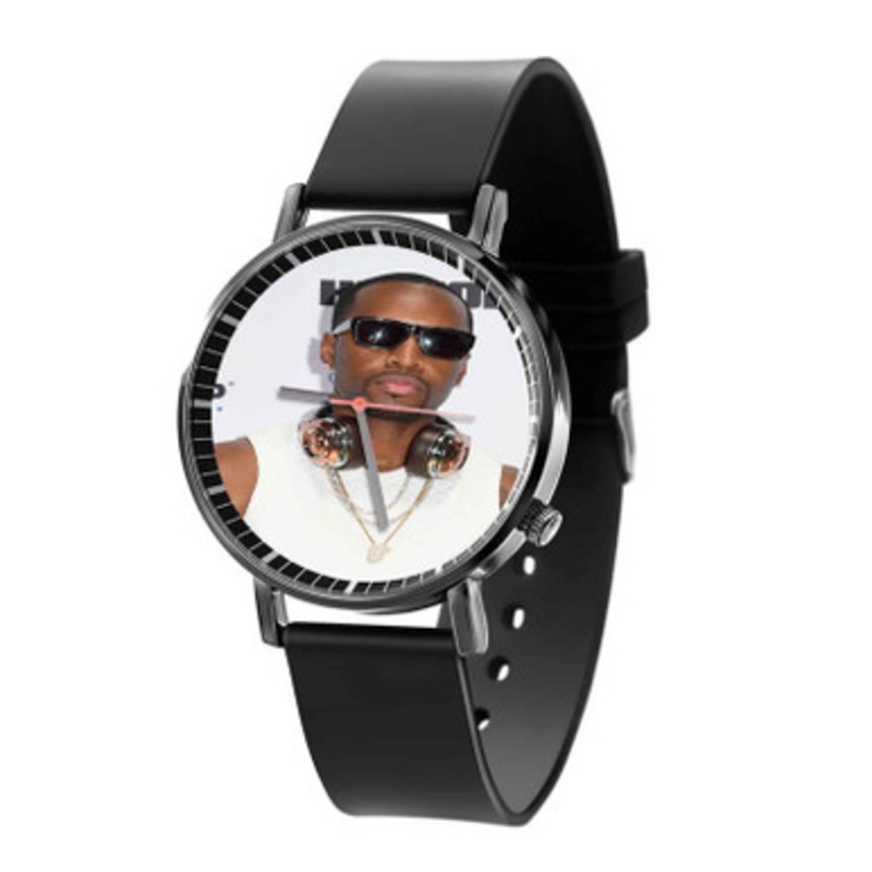 Safaree Samuels Black Quartz Watch With Premium Gift Box for Unisex