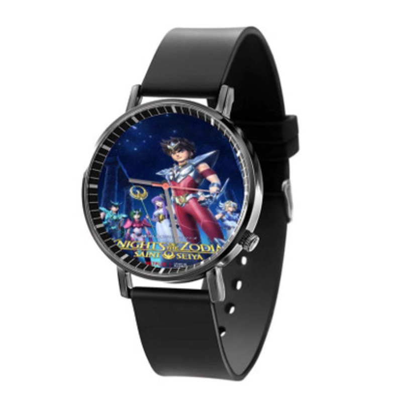 Saint Seiya Knights of the Zodiac Black Quartz Watch Unisex With Premium Gift Box