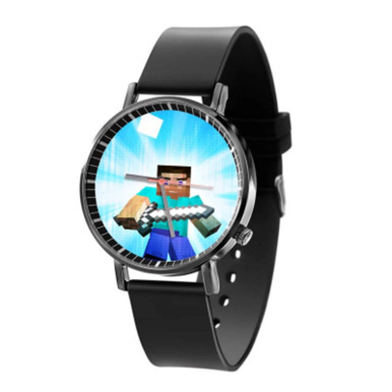 Steve Minecraft Great Unisex Quartz Watch With Premium Gift Box