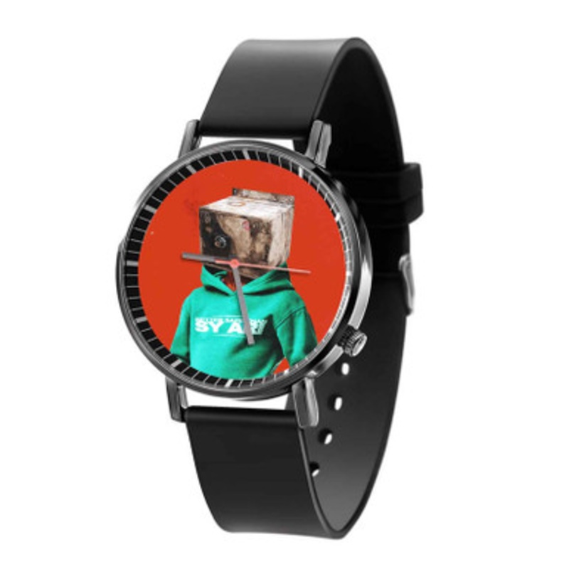 Sy Ari Da Kid Black Quartz Watch Unisex With Premium Gift Box