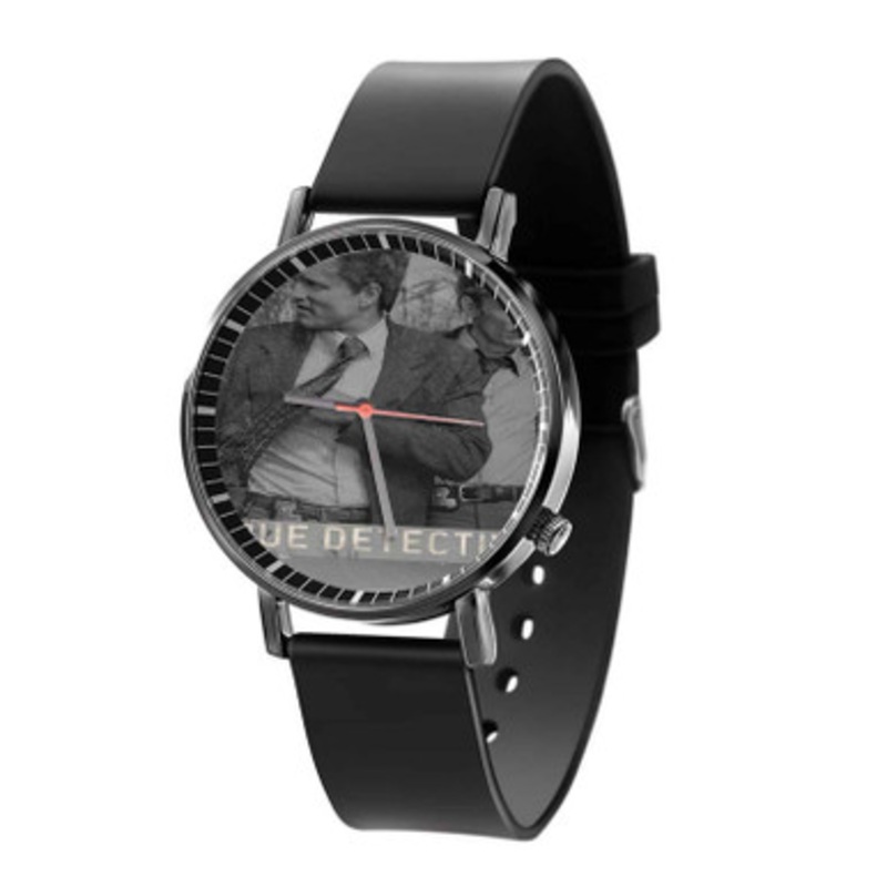 True Detective Black Quartz Watch Unisex With Premium Gift Box