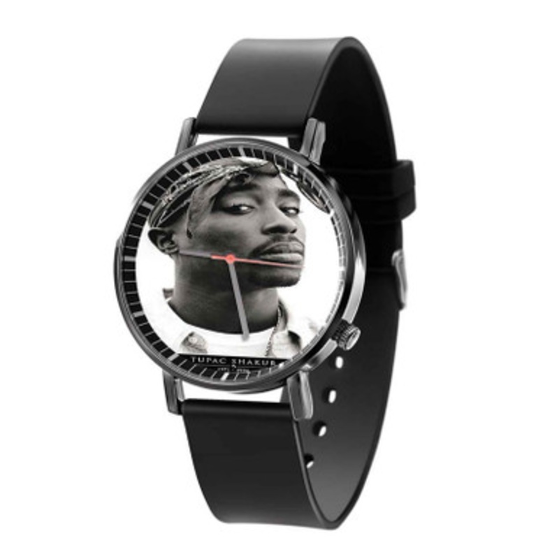 Tupac Shakur 1971 1996 Black Quartz Watch Unisex With Premium Gift Box