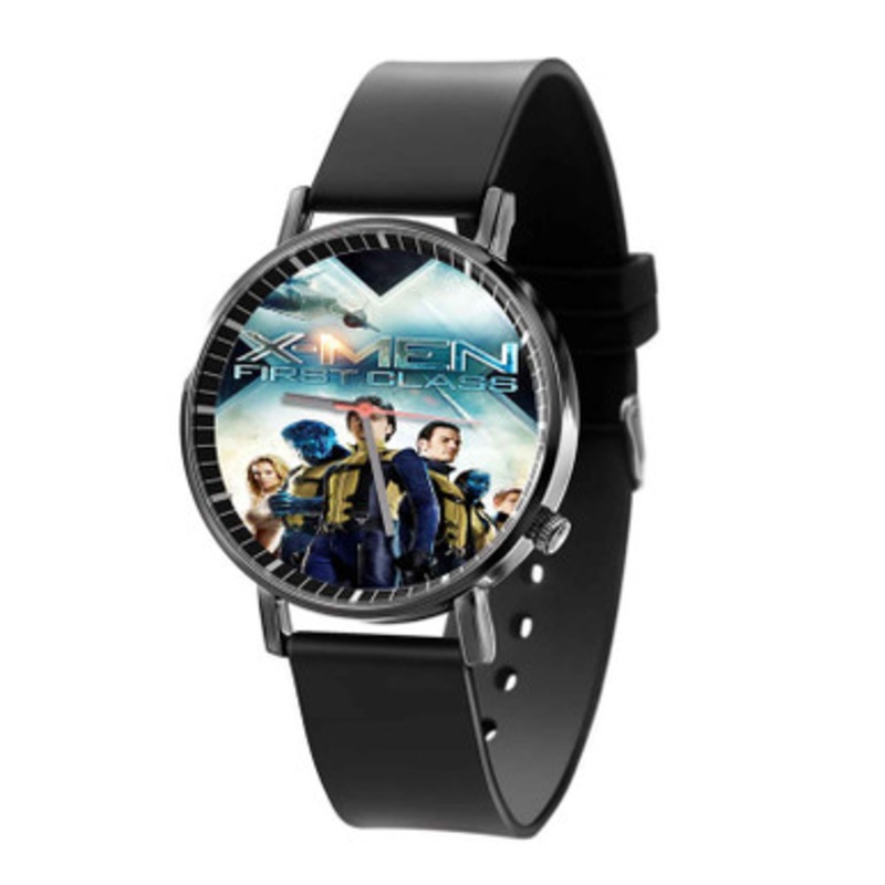 X Men First Class Black Quartz Watch Unisex With Premium Gift Box