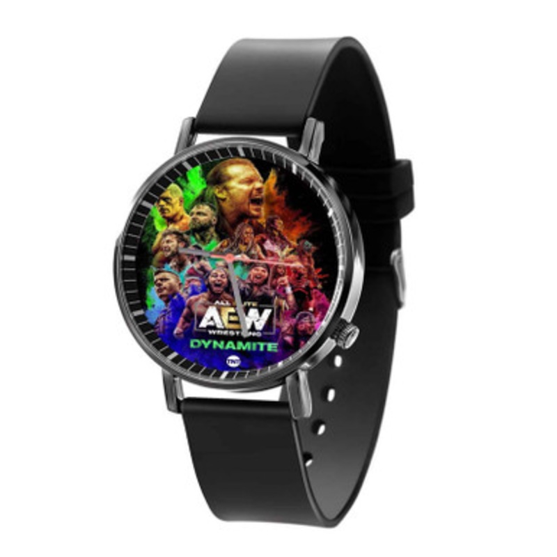 AEW Dynamite Black Quartz Watch Unisex With Premium Gift Box