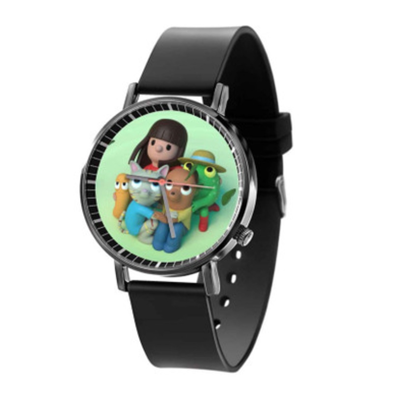 Anna and Friends Black Quartz Watch With Premium Gift Box for Unisex