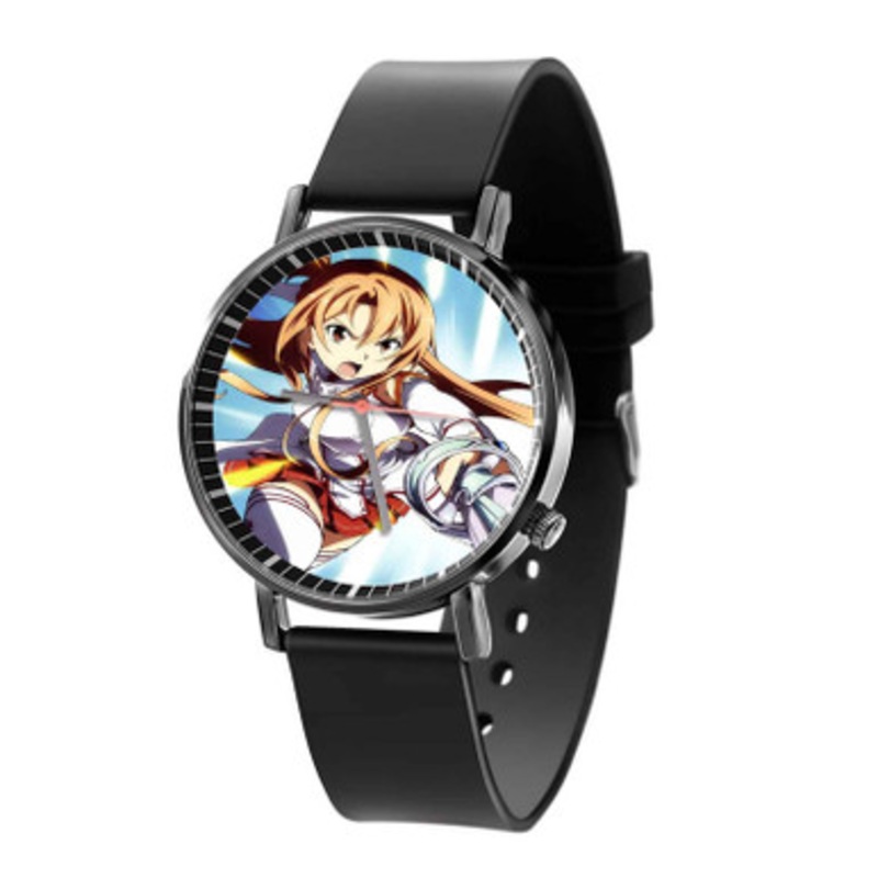 Asuna Sword Art Online Black Quartz Watch With Premium Gift Box for Unisex