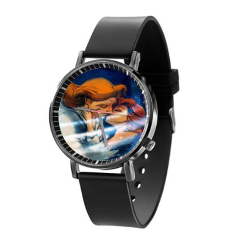 Belle and Beast Kiss Unisex Black Quartz Watch With Premium Gift Box