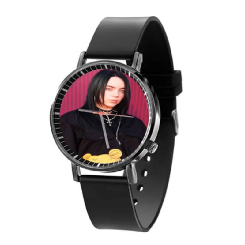 Billie Eilis Black Quartz Watch Unisex With Premium Gift Box