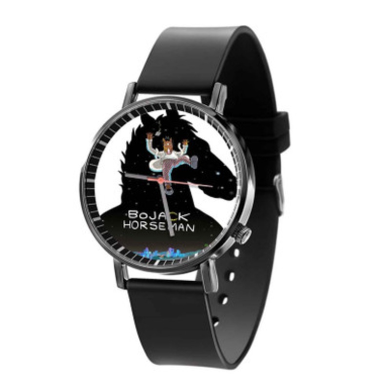Bo Jack Horseman Silhouette Black Quartz Watch Unisex With Premium Gift Box