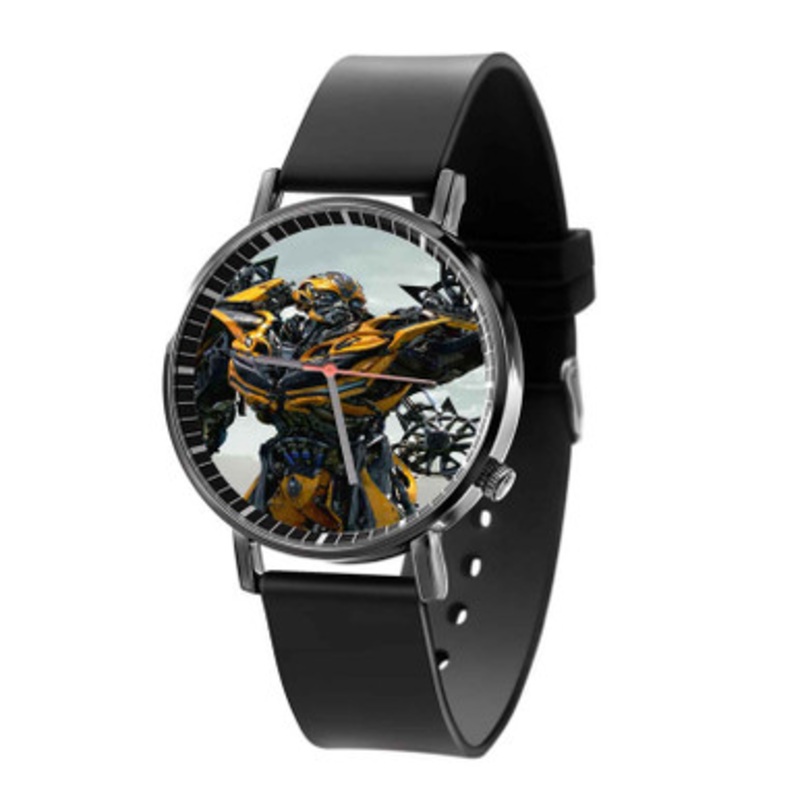 Bumblebee in Transformers Unisex Black Quartz Watch With Premium Gift Box