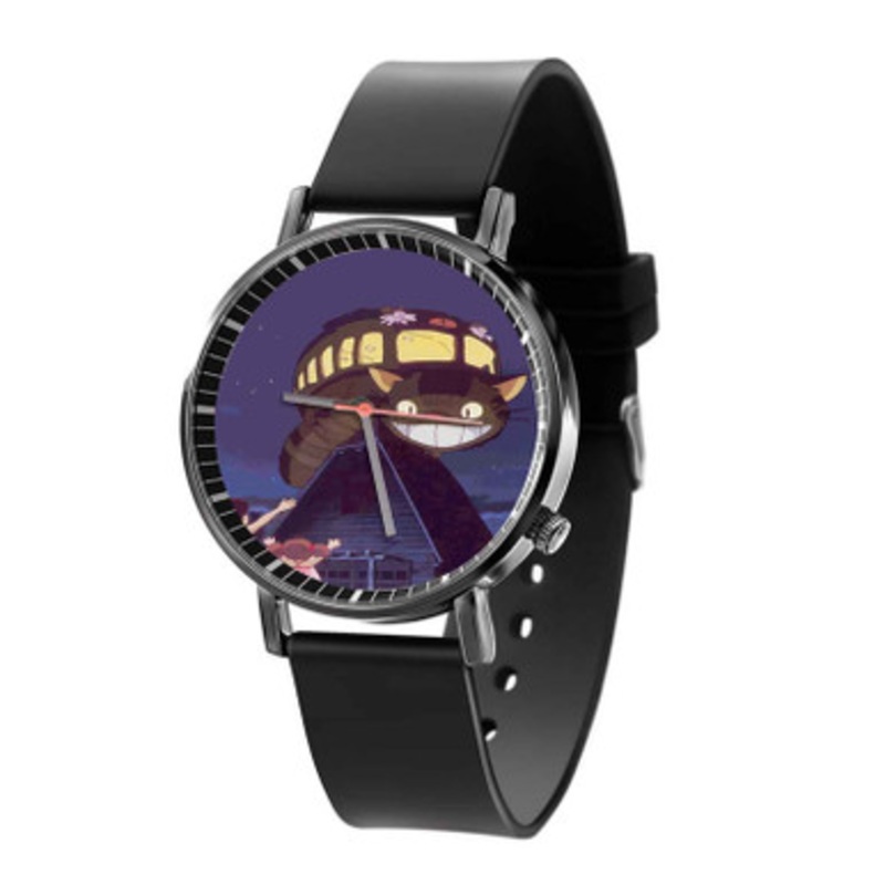 Catbus Totoro Black Quartz Watch Unisex With Premium Gift Box