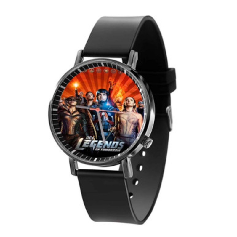 DC s Legend of Tomorrow Black Quartz Watch Unisex With Premium Gift Box
