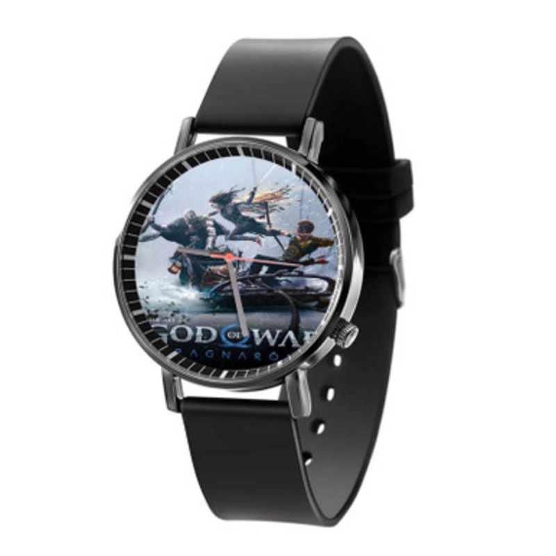 God of War Ragnarok Game Black Quartz Watch Unisex With Premium Gift Box
