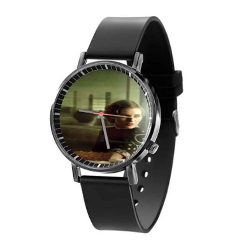 Kate Winslet Black Quartz Watch Unisex With Premium Gift Box