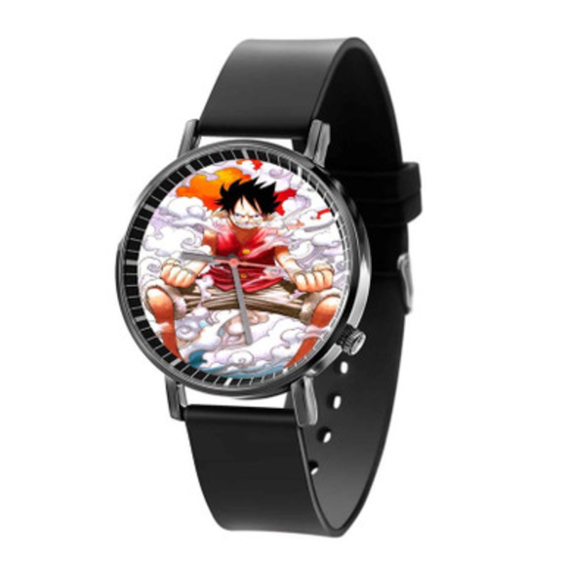 Luffy One Piece Gear Second Unisex Black Quartz Watch With Premium Gift Box