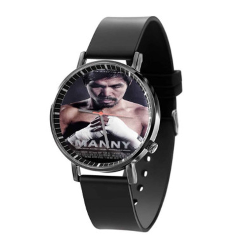 Manny Pacquiao Boxing Black Quartz Watch Unisex With Premium Gift Box