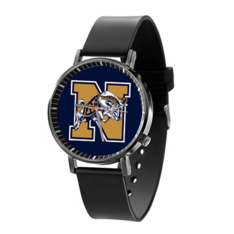 Navy Midshipmen Black Quartz Watch Unisex With Premium Gift Box