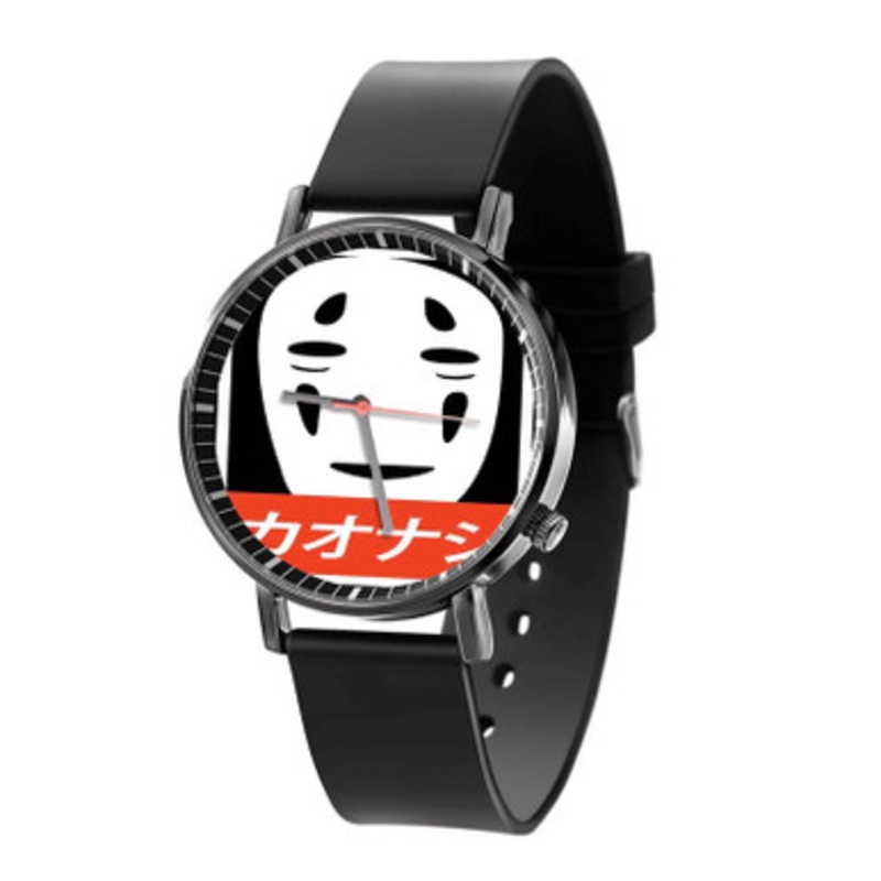 No Face Spirited Away Black Quartz Watch Unisex With Premium Gift Box