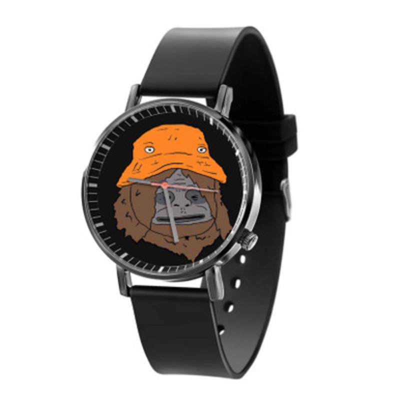 Sassy the Sasquatch The Big Lez Black Quartz Watch With Premium Gift Box for Unisex