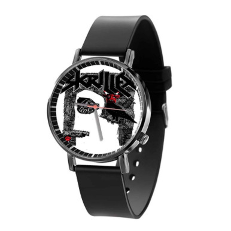 Skrillex Black Quartz Watch Unisex With Premium Gift Box