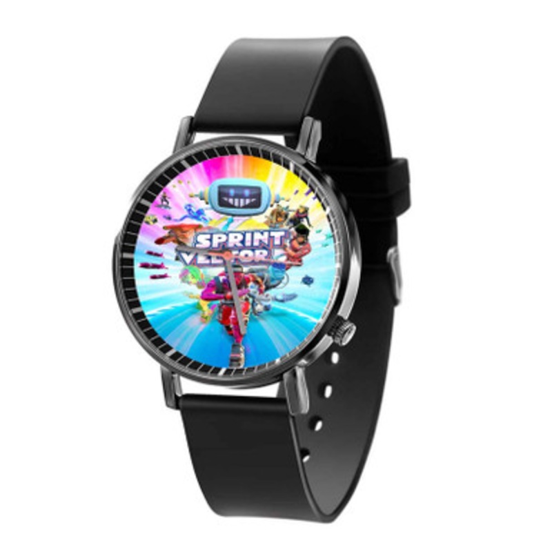 Sprint Vector Black Quartz Watch Unisex With Premium Gift Box