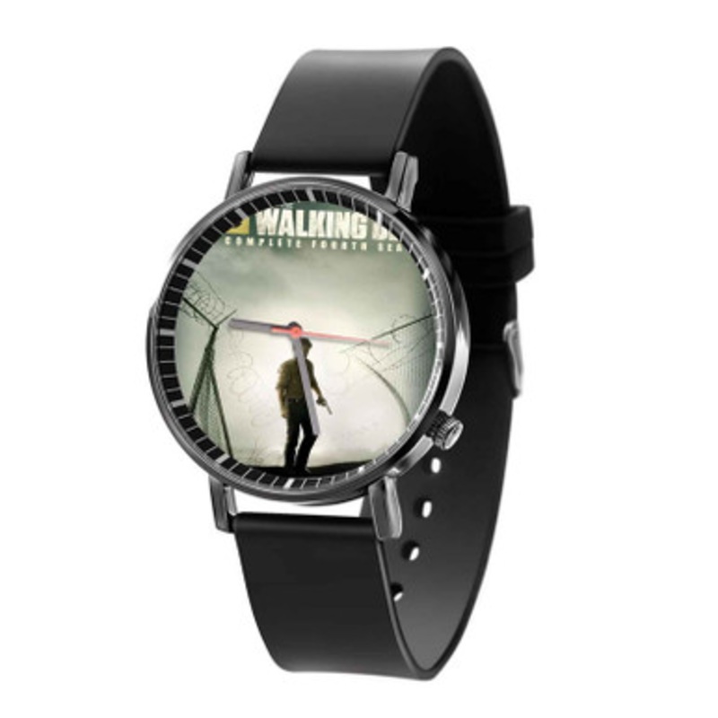 The Walking Dead Rick Grimes Black Quartz Watch Unisex With Premium Gift Box