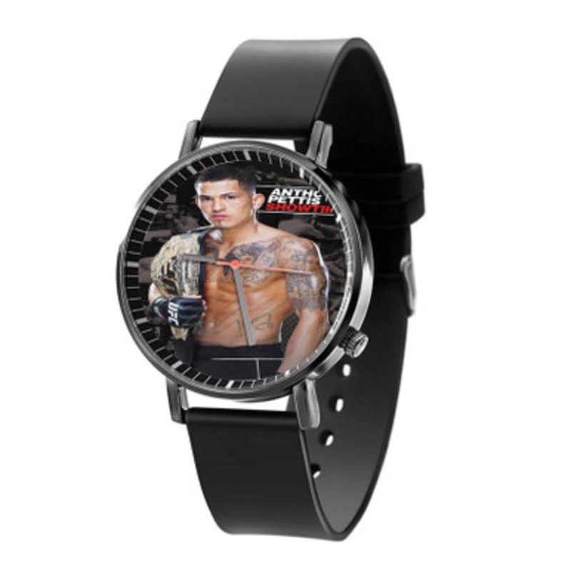 Anthony Pettis Art Black Quartz Watch Unisex With Premium Gift Box