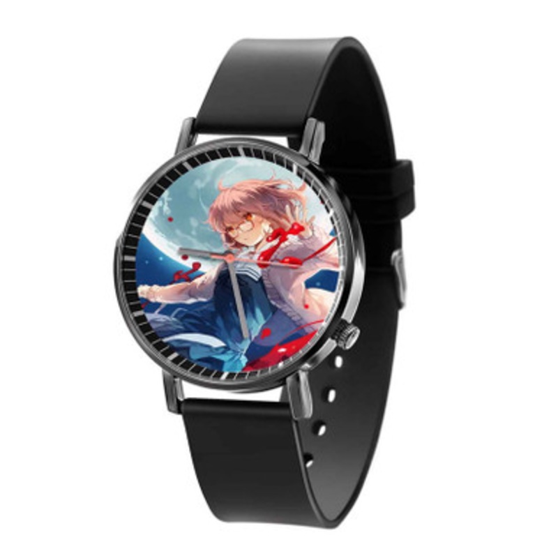 Beyond the Boundary Art Black Quartz Watch Unisex With Premium Gift Box