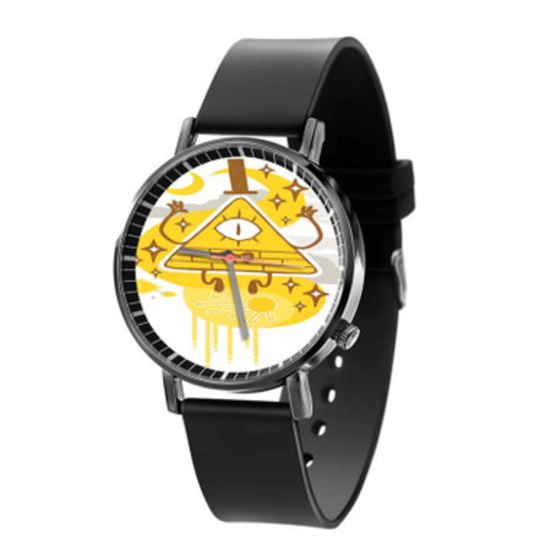 Bill Chiper Gravity Falls Black Quartz Watch Unisex With Premium Gift Box