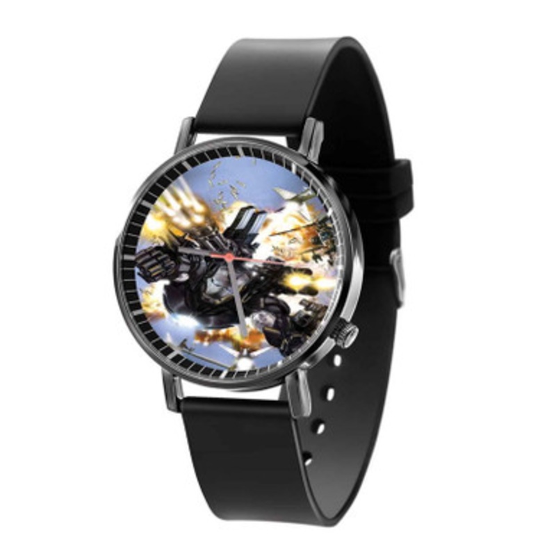 Captain America Civil War War Machine Black Quartz Watch Unisex With Premium Gift Box