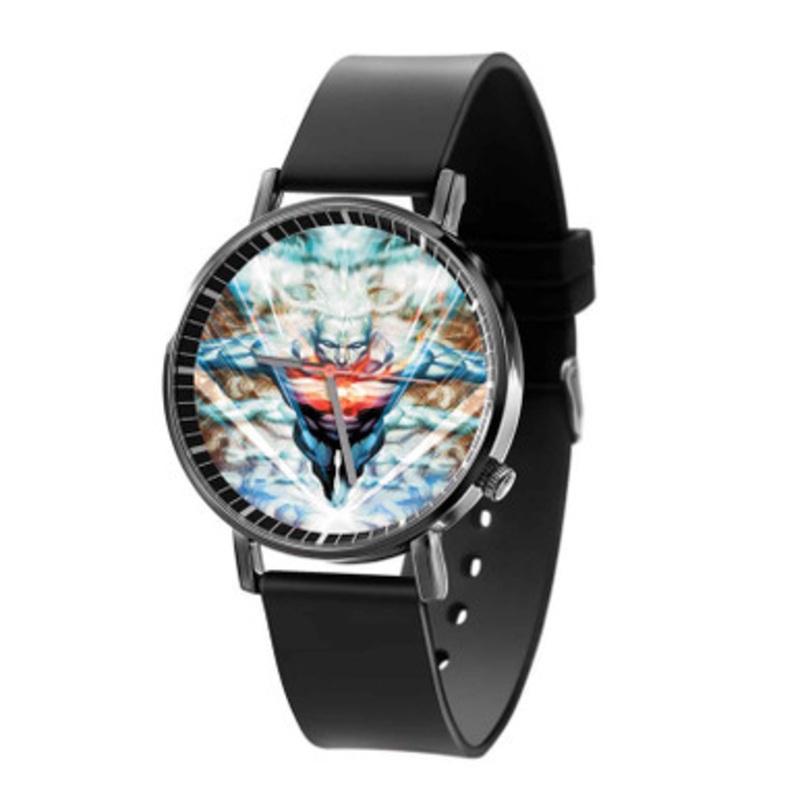 Captain Atom DC Comics Unisex Black Quartz Watch With Premium Gift Box