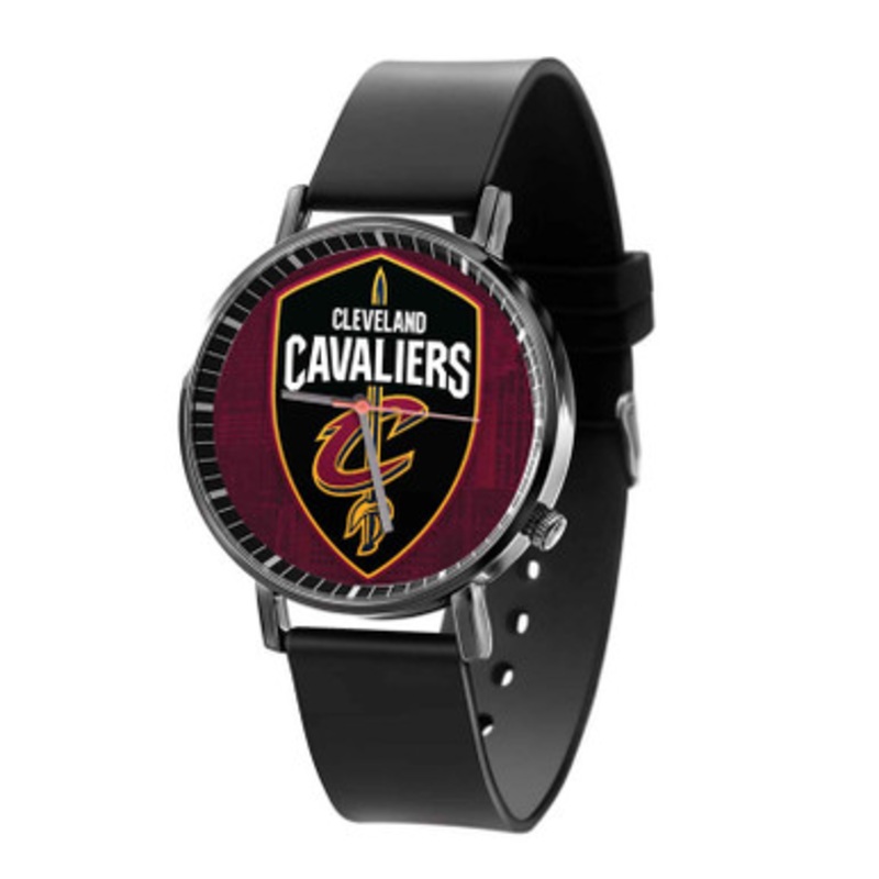 Cleveland Cavaliers NBA Black Quartz Watch Unisex With Premium Gift Box