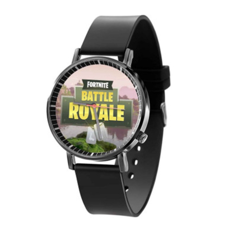 Fortnite Battle Royale Unisex Black Quartz Watch With Premium Gift Box