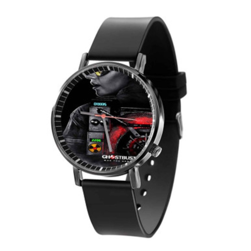 Ghostbusters Who You Gonna Call Black Quartz Watch Unisex With Premium Gift Box