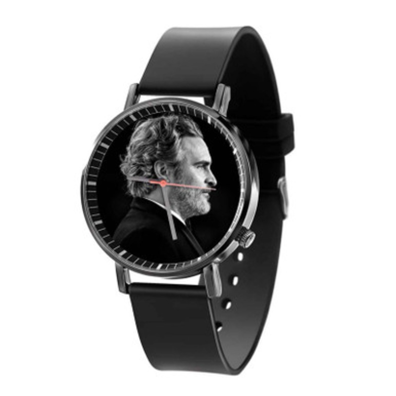 Joaquin Phoenix Black Quartz Watch With Premium Gift Box for Unisex