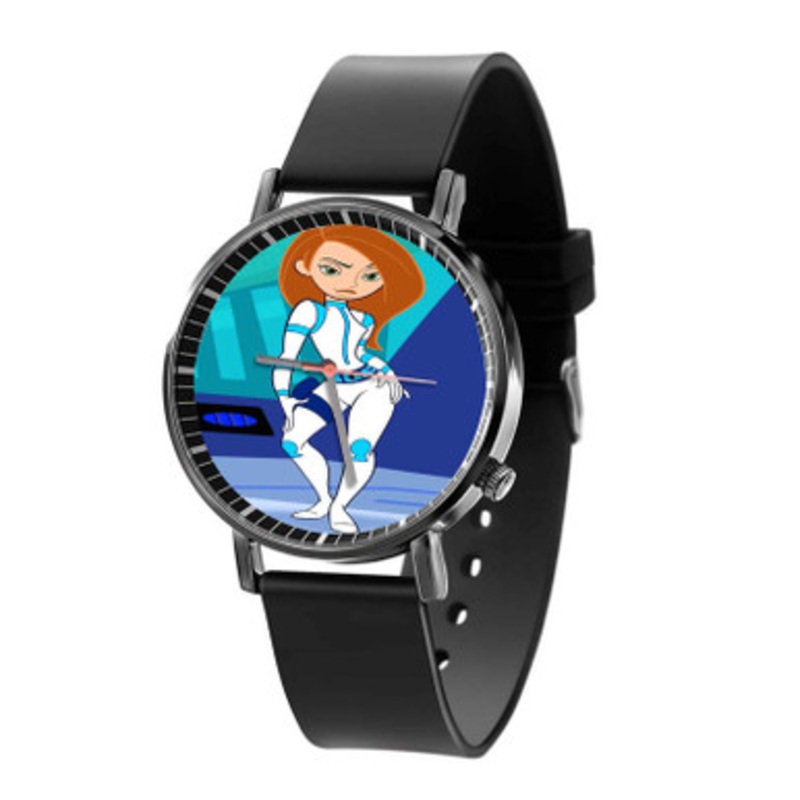 Kim Possible Black Quartz Watch Unisex With Premium Gift Box