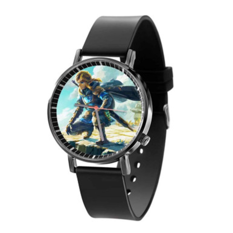 Link The Legend of Zelda Black Quartz Watch With Premium Gift Box for Unisex