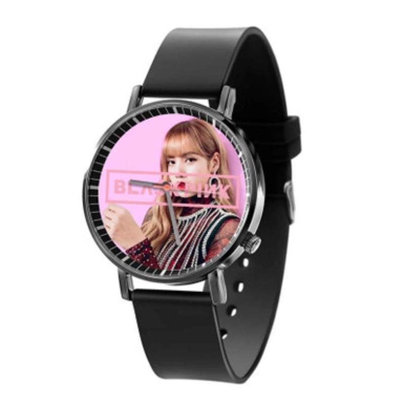 lisa blackpink Black Quartz Watch Unisex With Premium Gift Box