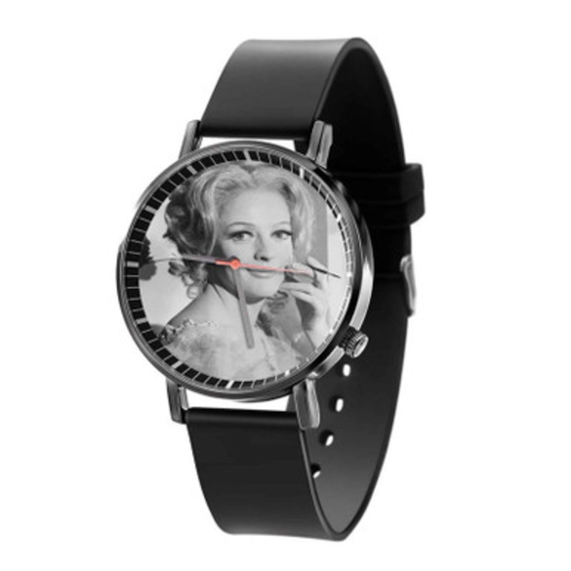Maggie Smith Black Quartz Watch Unisex With Premium Gift Box
