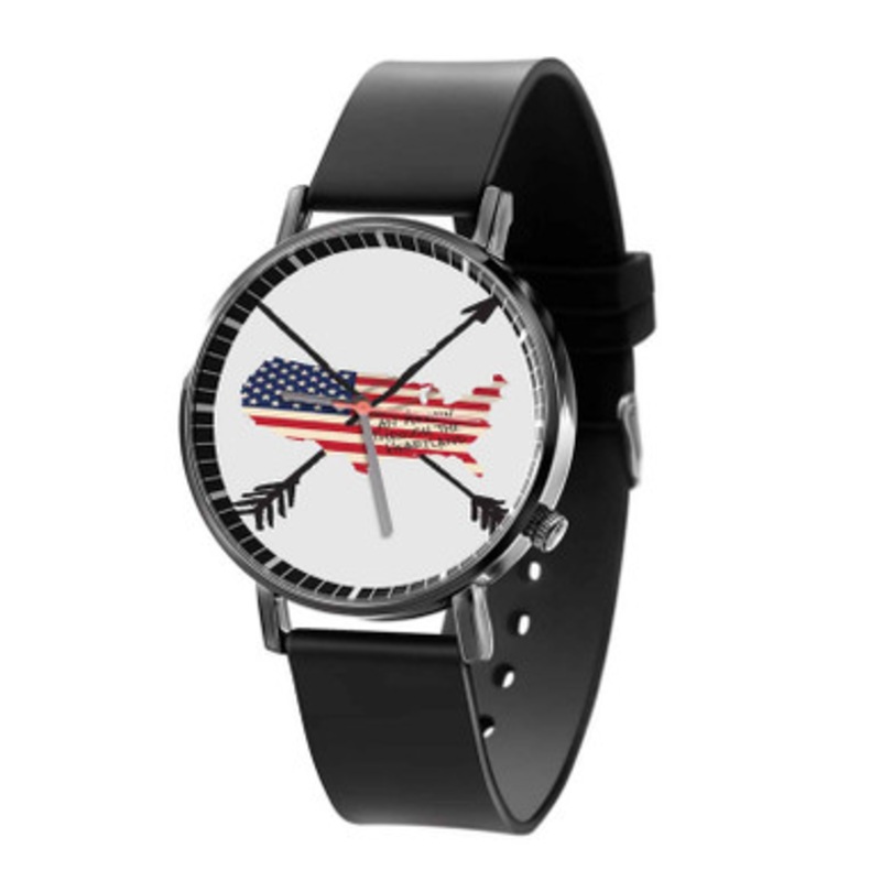 Mumford and Sons Art Unisex Black Quartz Watch With Premium Gift Box