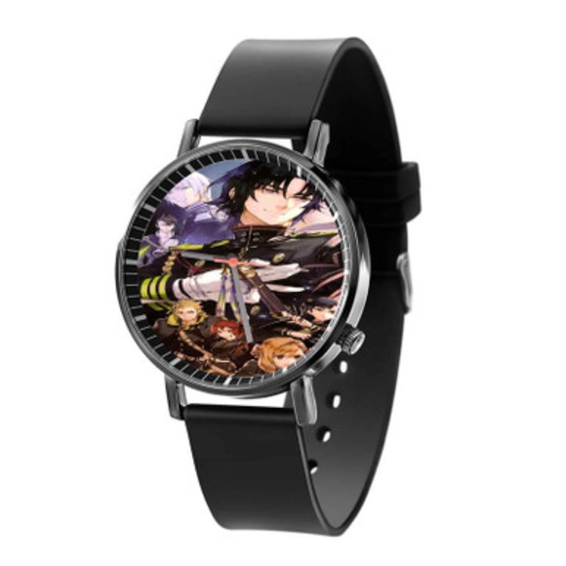 Owari no Seraph Guren Ichinose Unisex Black Quartz Watch With Premium Gift Box