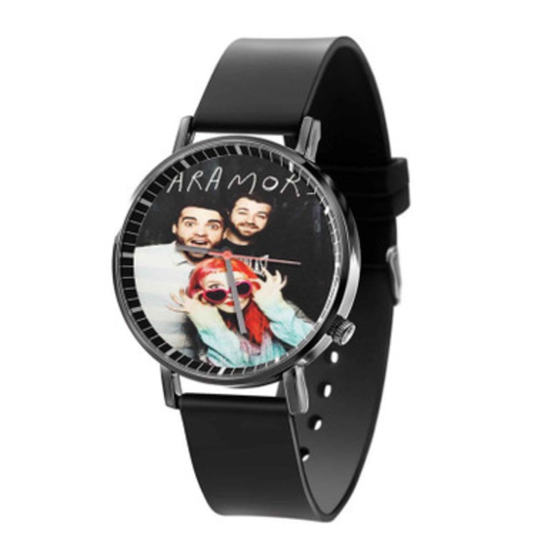 Paramore Arts Black Quartz Watch Unisex With Premium Gift Box