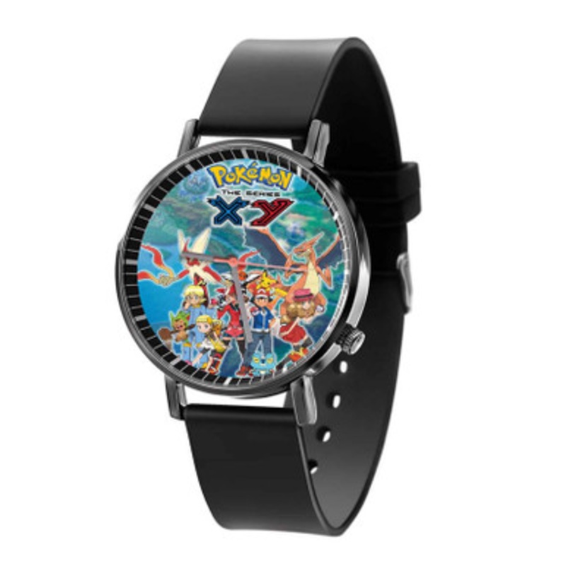 Pokemon XY Unisex Black Quartz Watch With Premium Gift Box