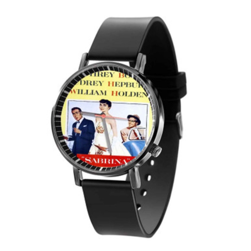 Sabrina Unisex Black Quartz Watch With Premium Gift Box