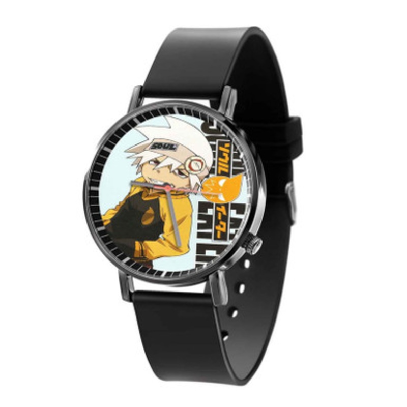 Soul Eater Black Quartz Watch Unisex With Premium Gift Box