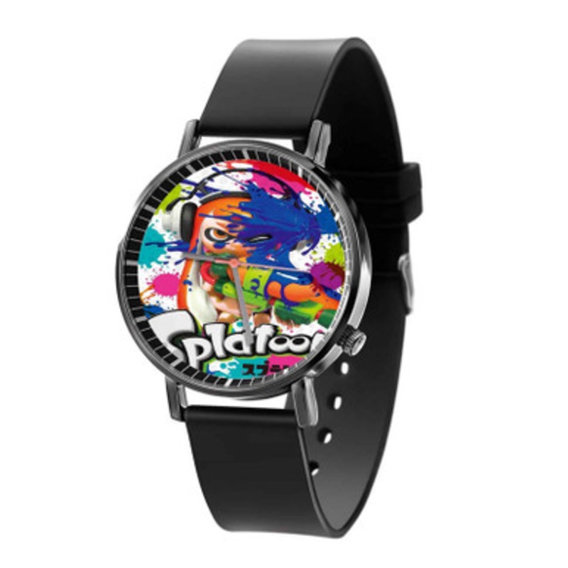 Splatoon Black Quartz Watch Unisex With Premium Gift Box